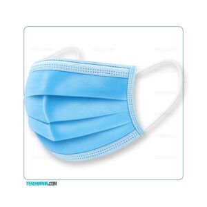 ماسک سه لایه آبی
