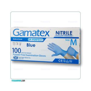 دستکش معاینه نیتریل گاماتکس