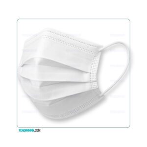 ماسک سه لایه سفید